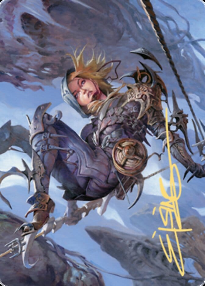 Blackbloom Rogue Art Card (Gold-Stamped Signature) [Zendikar Rising Art Series] MTG Single Magic: The Gathering  | Multizone: Comics And Games