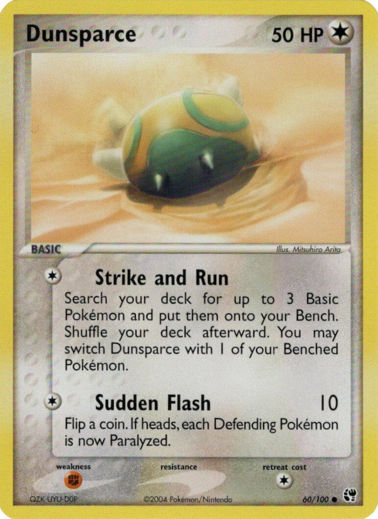 Dunsparce (60/100) [EX: Battle Stadium] Pokemon Single Pokémon  | Multizone: Comics And Games