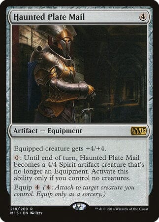 Haunted Plate Mail [Magic 2015] MTG Single Magic: The Gathering  | Multizone: Comics And Games