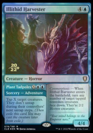 Illithid Harvester // Plant Tadpoles [Commander Legends: Battle for Baldur's Gate Prerelease Promos] MTG Single Magic: The Gathering  | Multizone: Comics And Games