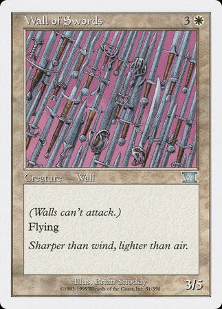 Wall of Swords [Classic Sixth Edition] MTG Single Magic: The Gathering  | Multizone: Comics And Games