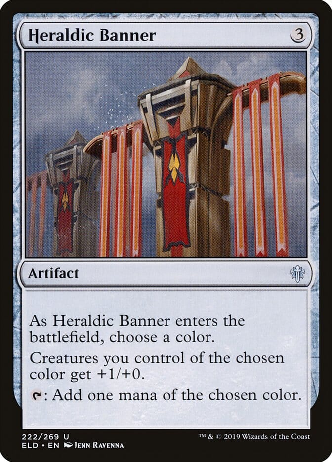 Heraldic Banner [Throne of Eldraine] MTG Single Magic: The Gathering  | Multizone: Comics And Games
