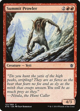 Summit Prowler [Khans of Tarkir] MTG Single Magic: The Gathering  | Multizone: Comics And Games