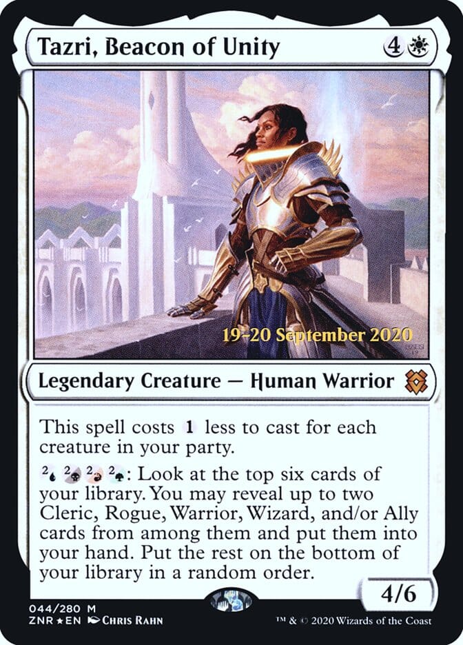 Tazri, Beacon of Unity [Zendikar Rising Prerelease Promos] MTG Single Magic: The Gathering  | Multizone: Comics And Games