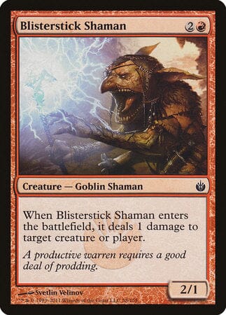 Blisterstick Shaman [Mirrodin Besieged] MTG Single Magic: The Gathering  | Multizone: Comics And Games
