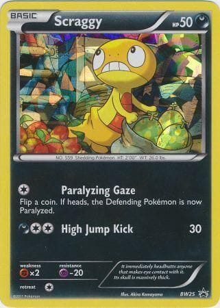 Scraggy (BW25) (Cracked Ice Holo) [Black & White: Black Star Promos] Pokemon Single Pokémon  | Multizone: Comics And Games