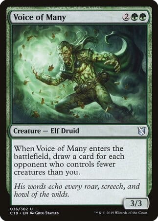 Voice of Many [Commander 2019] MTG Single Magic: The Gathering  | Multizone: Comics And Games