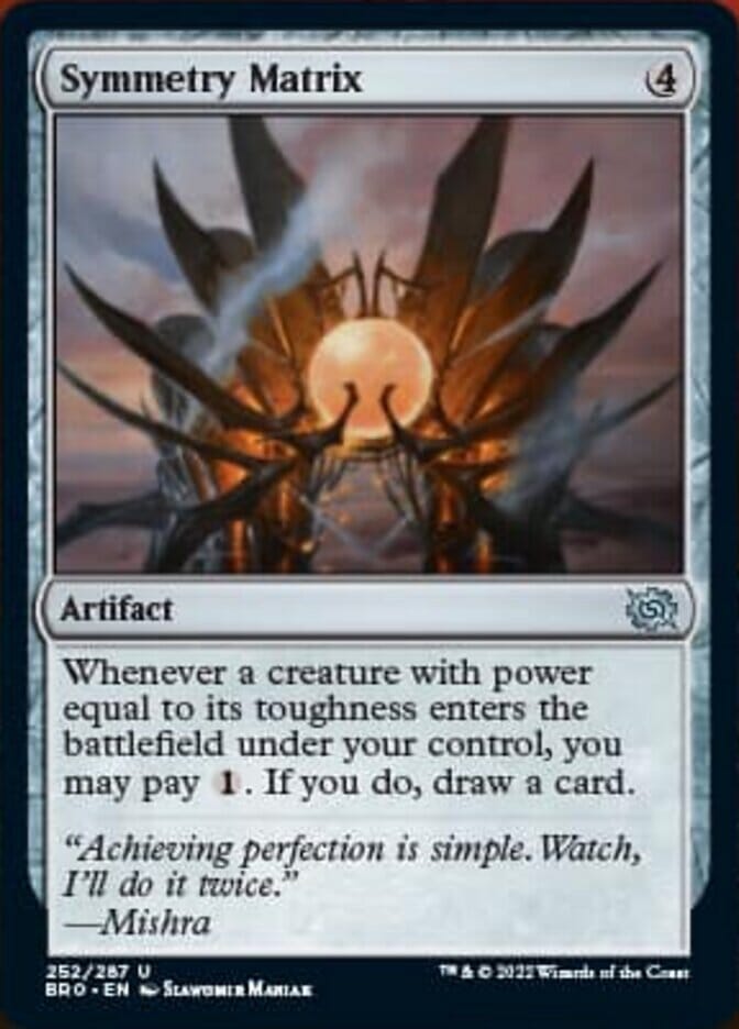 Symmetry Matrix [The Brothers' War] MTG Single Magic: The Gathering  | Multizone: Comics And Games