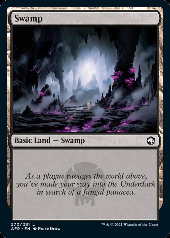 Swamp (270) [Dungeons & Dragons: Adventures in the Forgotten Realms] MTG Single Magic: The Gathering  | Multizone: Comics And Games