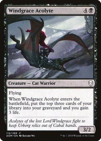 Windgrace Acolyte [Dominaria] MTG Single Magic: The Gathering  | Multizone: Comics And Games