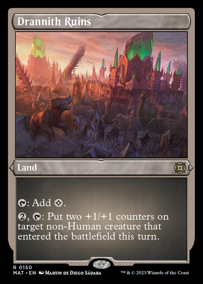 Drannith Ruins (Foil Etched) [March of the Machine: The Aftermath] MTG Single Magic: The Gathering  | Multizone: Comics And Games
