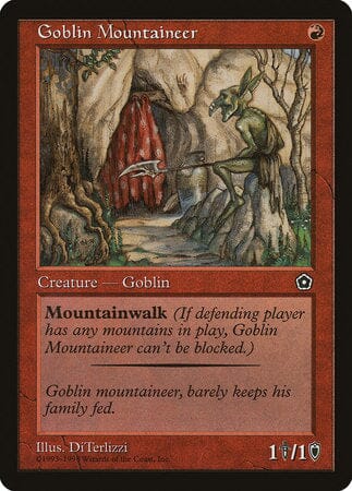 Goblin Mountaineer [Portal Second Age] MTG Single Magic: The Gathering  | Multizone: Comics And Games