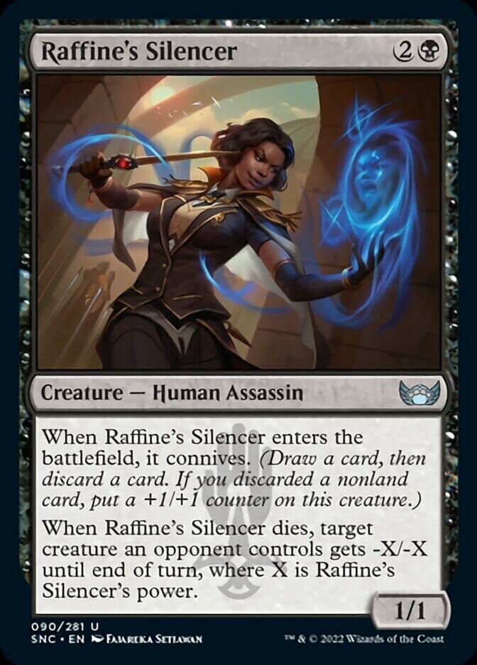 Raffine's Silencer [Streets of New Capenna] MTG Single Magic: The Gathering  | Multizone: Comics And Games