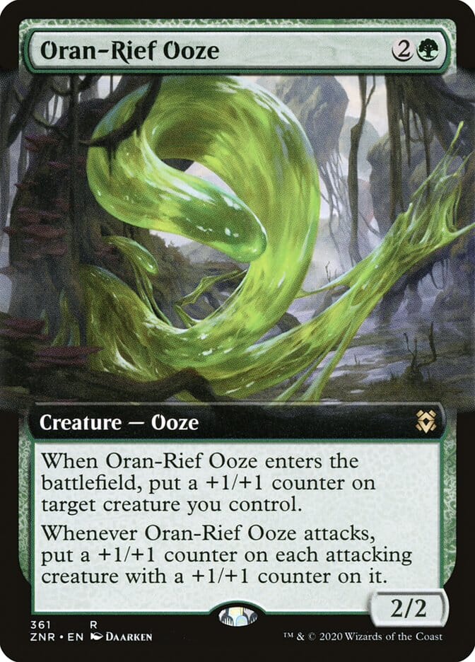 Oran-Rief Ooze (Extended Art) [Zendikar Rising] MTG Single Magic: The Gathering  | Multizone: Comics And Games