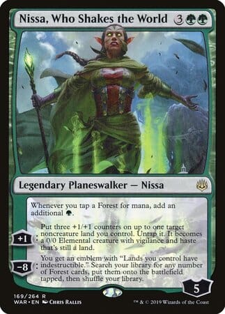 Nissa, Who Shakes the World [War of the Spark] MTG Single Magic: The Gathering  | Multizone: Comics And Games