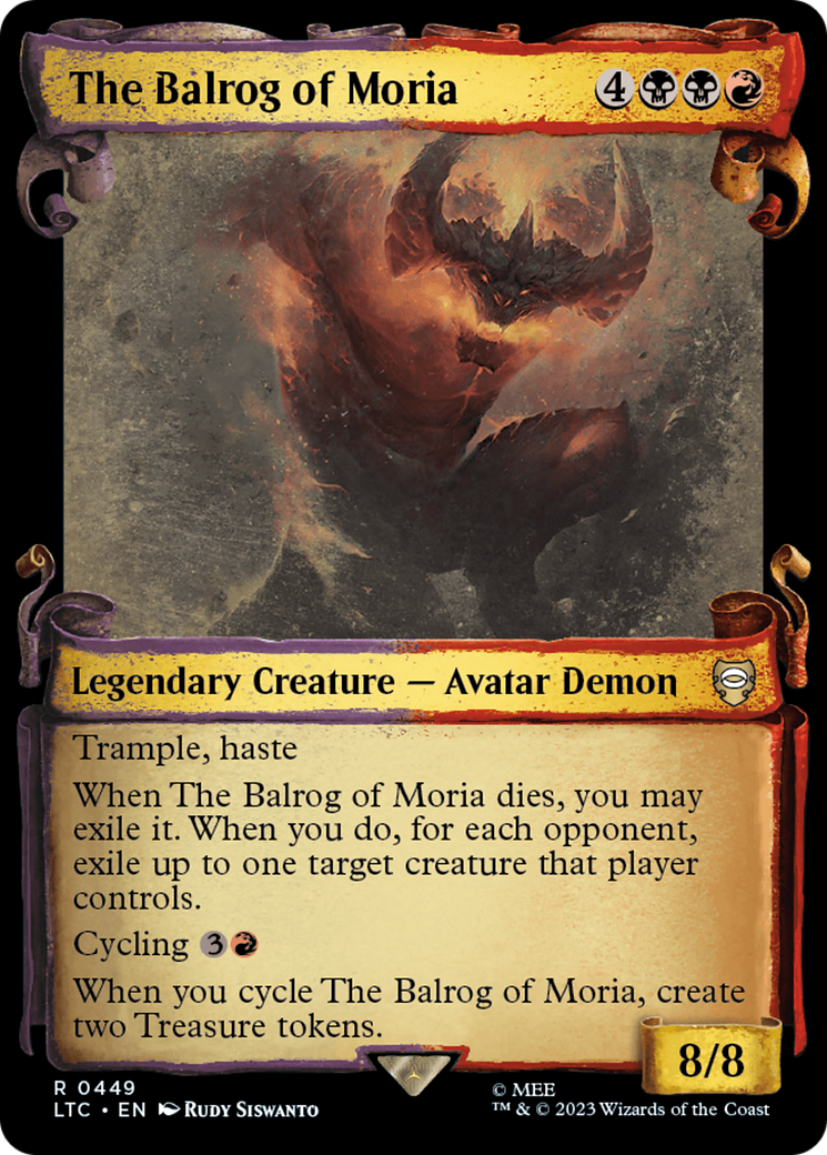 The Balrog of Moria [The Lord of the Rings: Tales of Middle-Earth Commander Showcase Scrolls] | Multizone: Comics And Games