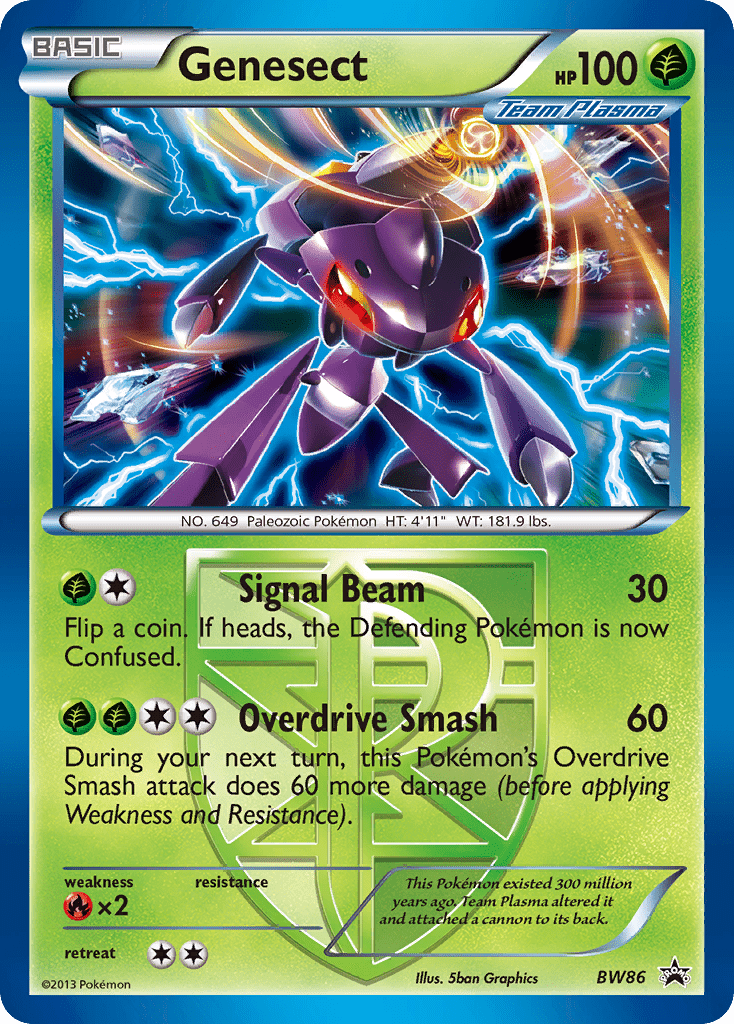 Genesect (BW86) (Team Plasma) [Black & White: Black Star Promos] Pokemon Single Pokémon  | Multizone: Comics And Games