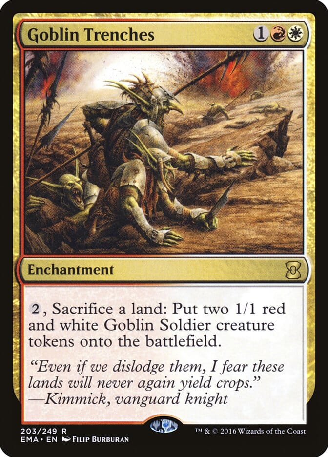 Goblin Trenches [Eternal Masters] MTG Single Magic: The Gathering  | Multizone: Comics And Games