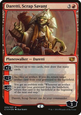 Daretti, Scrap Savant (Commander 2014) [Commander 2014 Oversized] MTG Single Magic: The Gathering  | Multizone: Comics And Games