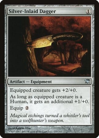 Silver-Inlaid Dagger [Innistrad] MTG Single Magic: The Gathering  | Multizone: Comics And Games