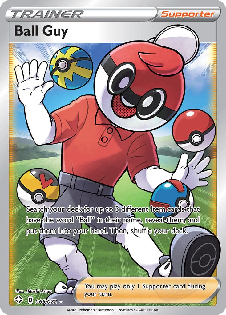 Ball Guy (065/072) [Sword & Shield: Shining Fates] Pokemon Single Pokémon  | Multizone: Comics And Games