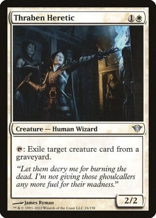 Thraben Heretic [Dark Ascension] MTG Single Magic: The Gathering  | Multizone: Comics And Games