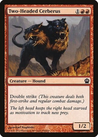 Two-Headed Cerberus [Theros] MTG Single Magic: The Gathering  | Multizone: Comics And Games