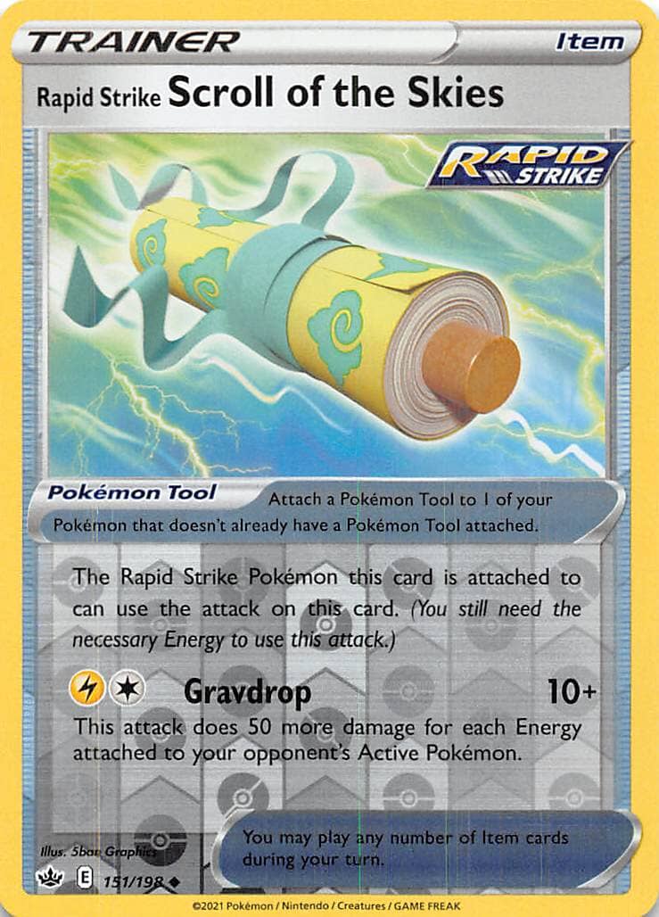 Rapid Strike Scroll of the Skies (151/198) [Sword & Shield: Chilling Reign] Pokemon Single Pokémon  | Multizone: Comics And Games