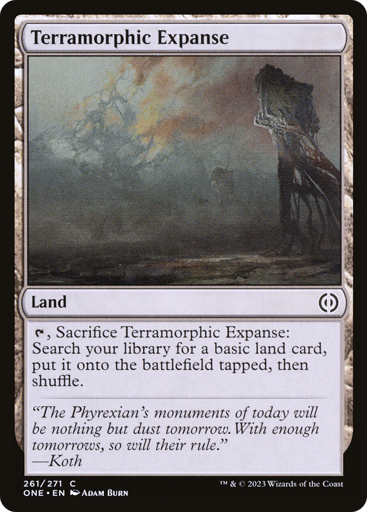 Terramorphic Expanse [Phyrexia: All Will Be One] MTG Single Magic: The Gathering  | Multizone: Comics And Games