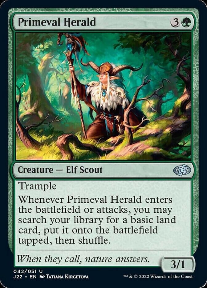 Primeval Herald [Jumpstart 2022] MTG Single Magic: The Gathering  | Multizone: Comics And Games
