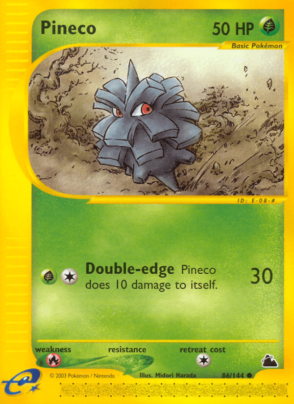 Pineco (86/144) [Skyridge] Pokemon Single Pokémon  | Multizone: Comics And Games