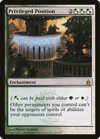 Privileged Position [Ravnica: City of Guilds] MTG Single Magic: The Gathering  | Multizone: Comics And Games