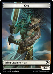 Bird // Cat Double-Sided Token [Phyrexia: All Will Be One Commander Tokens] MTG Single Magic: The Gathering  | Multizone: Comics And Games