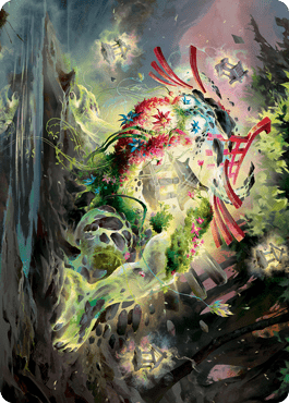 Go-Shintai of Life's Origin Art Card [Kamigawa: Neon Dynasty Art Series] MTG Single Magic: The Gathering  | Multizone: Comics And Games