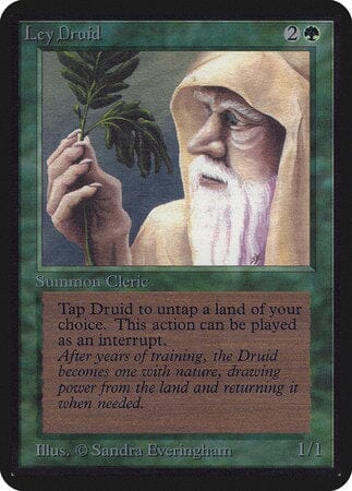 Ley Druid [Limited Edition Alpha] MTG Single Magic: The Gathering  | Multizone: Comics And Games