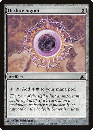 Orzhov Signet [Guildpact] MTG Single Magic: The Gathering  | Multizone: Comics And Games