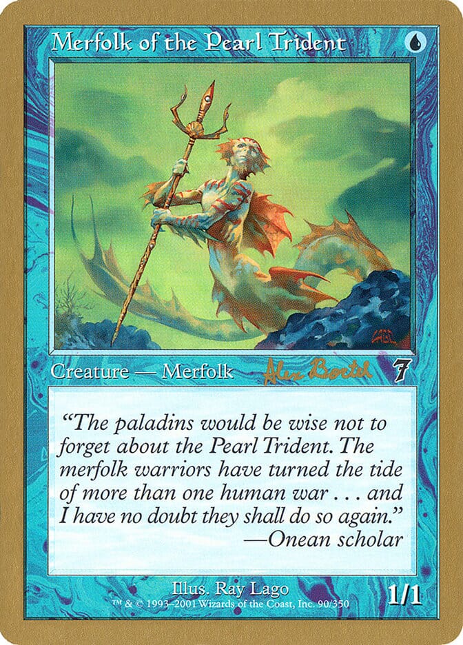 Merfolk of the Pearl Trident (Alex Borteh) [World Championship Decks 2001] MTG Single Magic: The Gathering  | Multizone: Comics And Games