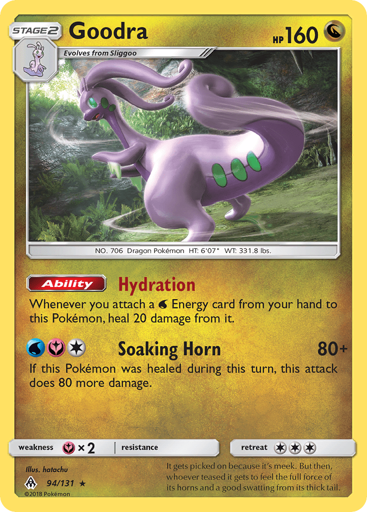 Goodra (94/131) [Sun & Moon: Forbidden Light] Pokemon Single Pokémon  | Multizone: Comics And Games