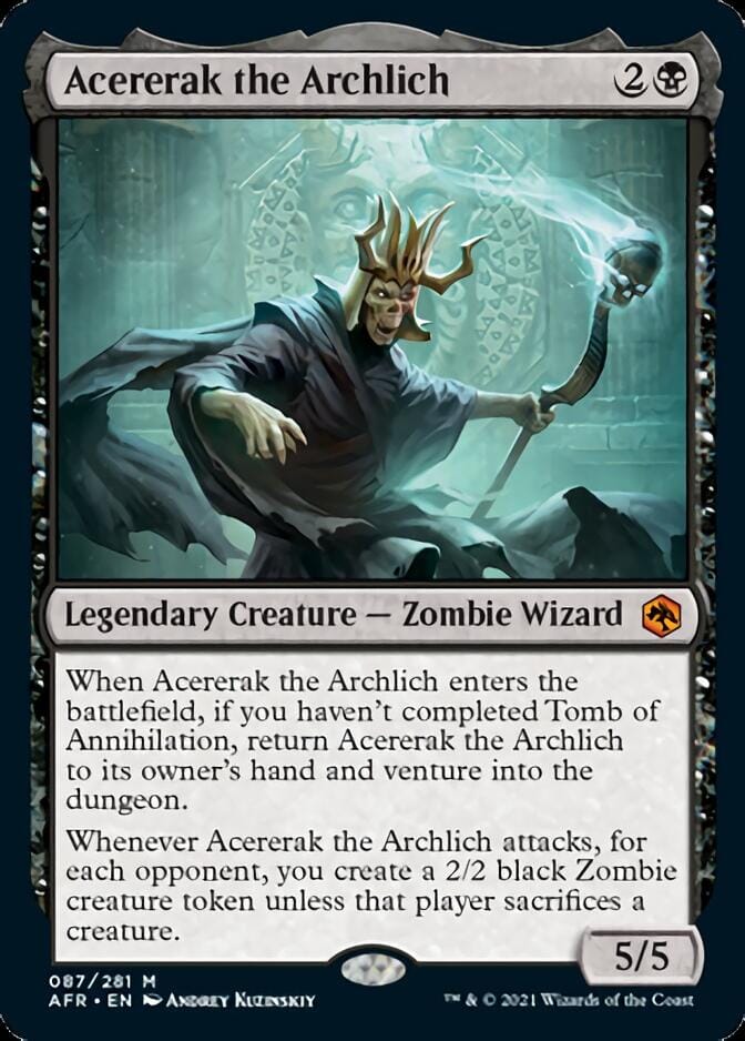Acererak the Archlich [Dungeons & Dragons: Adventures in the Forgotten Realms] MTG Single Magic: The Gathering  | Multizone: Comics And Games
