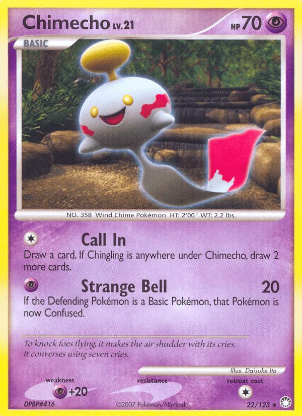 Chimecho (22/123) [Diamond & Pearl: Mysterious Treasures] Pokemon Single Pokémon  | Multizone: Comics And Games