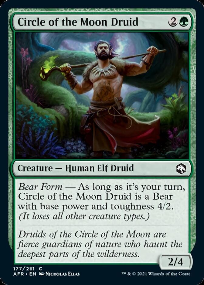 Circle of the Moon Druid [Dungeons & Dragons: Adventures in the Forgotten Realms] MTG Single Magic: The Gathering  | Multizone: Comics And Games