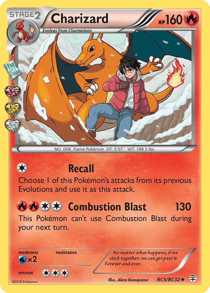 Charizard (RC5/RC32) [XY: Generations] Pokemon Single Pokémon  | Multizone: Comics And Games