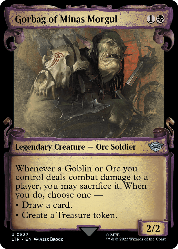 Gorbag of Minas Morgul [The Lord of the Rings: Tales of Middle-Earth Showcase Scrolls] MTG Single Magic: The Gathering  | Multizone: Comics And Games