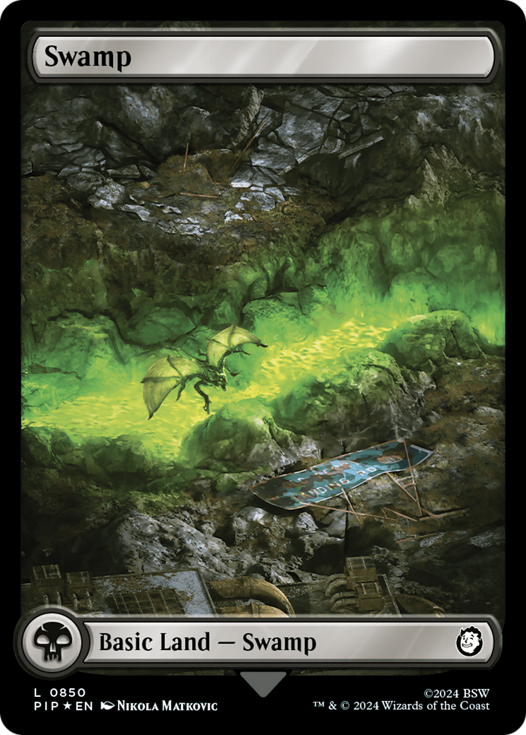 Swamp (0850) (Surge Foil) [Fallout] | Multizone: Comics And Games