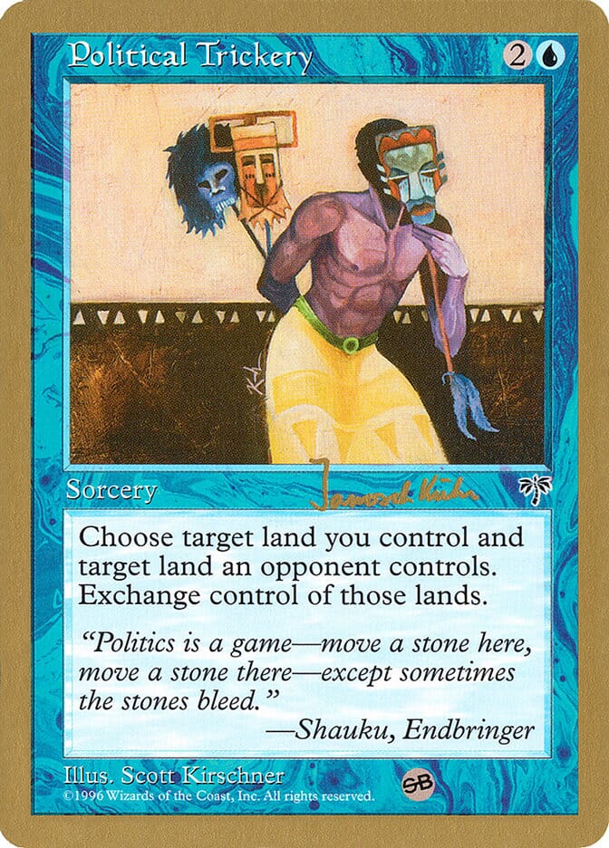 Political Trickery (Janosch Kuhn) (SB) [World Championship Decks 1997] MTG Single Magic: The Gathering  | Multizone: Comics And Games