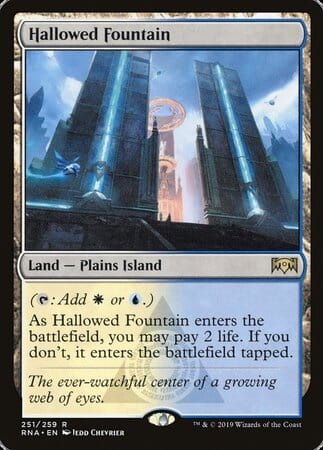 Hallowed Fountain [Ravnica Allegiance] MTG Single Magic: The Gathering  | Multizone: Comics And Games