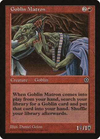 Goblin Matron [Portal Second Age] MTG Single Magic: The Gathering  | Multizone: Comics And Games