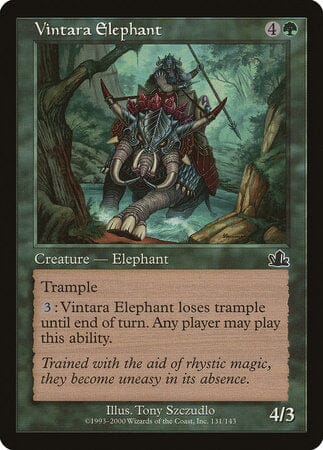 Vintara Elephant [Prophecy] MTG Single Magic: The Gathering  | Multizone: Comics And Games