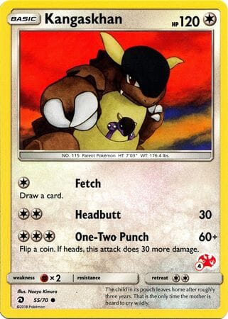 Kangaskhan (55/70) (Charizard Stamp #4) [Battle Academy 2020] Pokemon Single Pokémon  | Multizone: Comics And Games