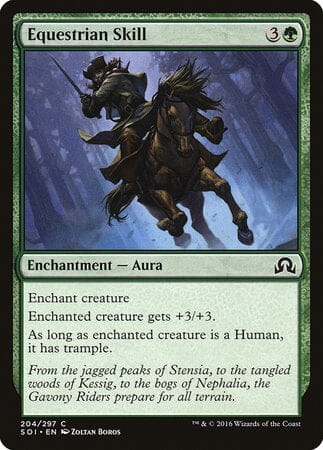 Equestrian Skill [Shadows over Innistrad] MTG Single Magic: The Gathering  | Multizone: Comics And Games